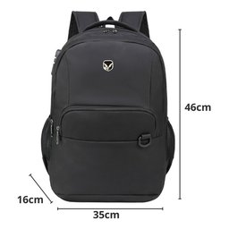 Mochila Notebook Executiva Home Office Anti Furto Senha Usb Yepp Mochila Executiva Notebook Anti Fur - 4