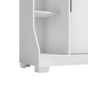 Ver imagem 7 de Guarda Roupa 3 Portas de Correr 6 Gavetas e Espelho F542 Kappesberg Branco