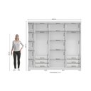 Ver imagem 5 de Guarda Roupa 3 Portas de Correr 6 Gavetas e Espelho F542 Kappesberg Branco