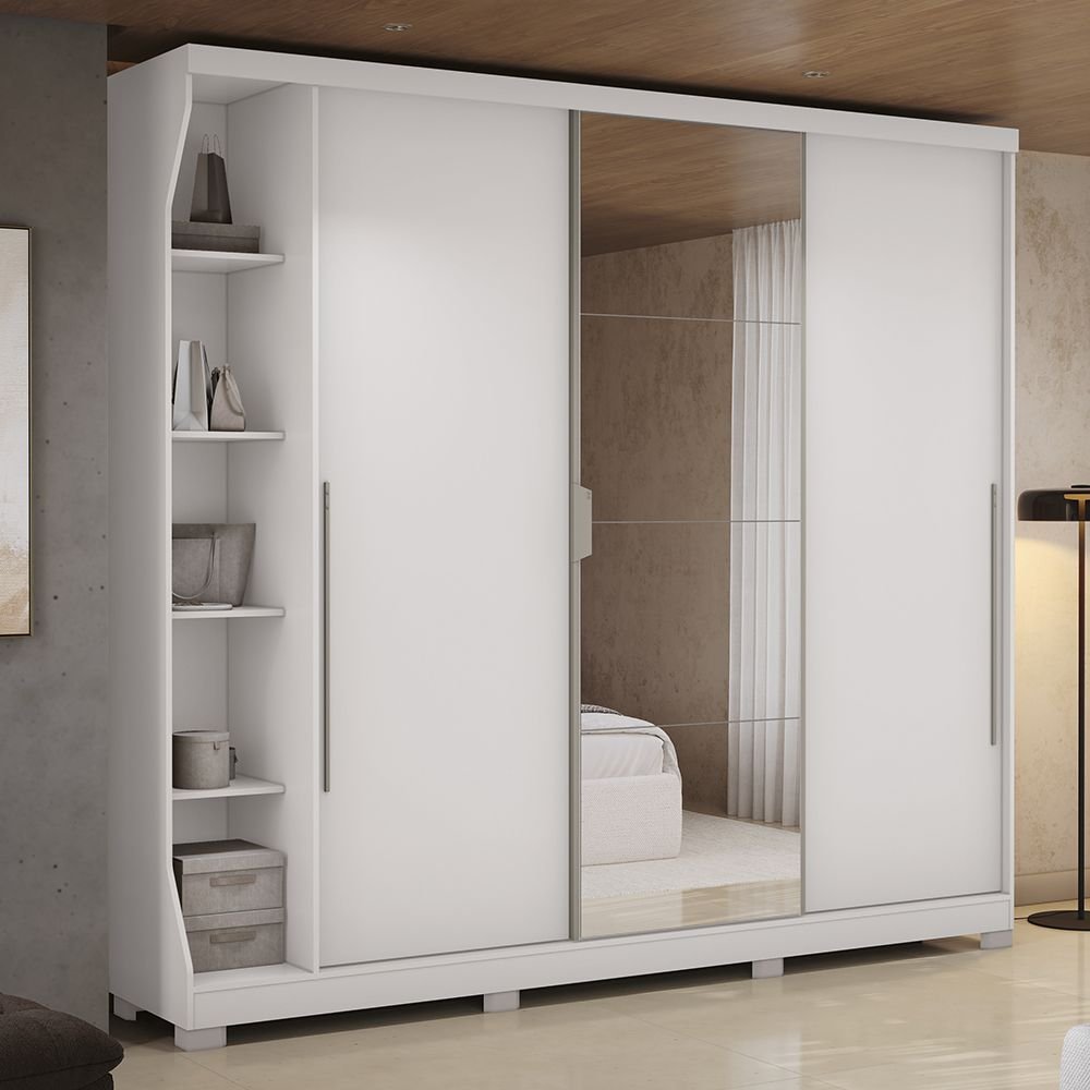 Guarda Roupa Toronto 8 Portas - Capuccino/ônix Moveis Maxel