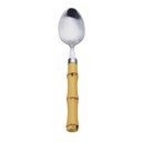 Ver imagem 3 de Conjunto 6 Colheres para Mesa de Aço Inox com Cabo de Bambu 20cm 7383 - Lyor