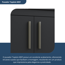 Ver mais imagens de Armário Multiuso Escritório 2 Portas 2 Prateleiras Advantage Preto/Black