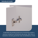 Ver imagem 7 de Armário Multiuso Escritório 2 Portas 2 Prateleiras Advantage Branco