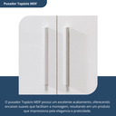 Ver imagem 2 de Armário Multiuso Escritório 2 Portas 2 Prateleiras Advantage Branco