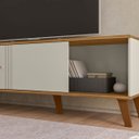 Ver imagem 6 de Rack 180 cm 2 Portas para TV Ate 75 Polegadas Molly Ptl:Off White Nature