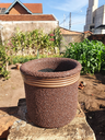 Ver imagem 5 de Kit Vaso de Barro Areia Terrilho 16cm Marrom