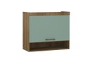 Ver imagem 5 de Guarda Roupa Modulado de Solteiro Paris Avelã Verde 5 Peças - Luciane Avelã com Verde