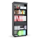 Ver imagem 3 de Armário Multiuso Escritório 2 Portas 4 Prateleiras 1 Gaveta Advantage