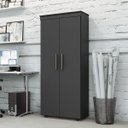 Ver imagem 1 de Armário Multiuso Escritório 2 Portas 4 Prateleiras 1 Gaveta Advantage