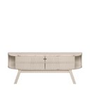 Ver imagem 3 de Rack Tv 75 Pol 183cm Bancada para Sala Enzari Calacata/off White M20 - D’Rossi