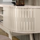 Ver imagem 5 de Rack Tv 75 Pol 183cm Bancada para Sala Enzari Calacata/off White M20 - D’Rossi