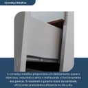 Ver imagem 6 de Cômoda para Quarto 1 Porta 5 Gavetas Advantage Branco