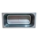 Ver imagem 2 de Kit 3 Cuba Expositora Vitrine Gelato Sorvete Abs Cor Cinza