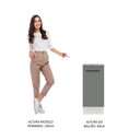 Ver imagem 6 de Balcão Armário de Cozinha 35 cm 1 Porta Branco/Cinza Agata Madesa