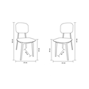 Ver imagem 6 de Kit 4 Cadeiras Cátia Várias Cores - Rivatti