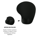 Ver imagem 4 de Mousepad em Gel Ergonômico Macio C/ Apoio para Pulso