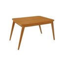 Ver imagem 4 de Conjunto: Mesa de Cozinha Havana Tampo Curvo 120cm+4 Cadeiras Dakota Madeira Naturale - Capuccino/