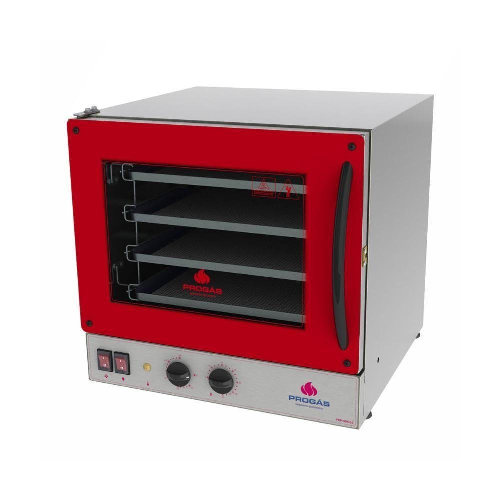 Forno Turbo Elétrico Fast Oven Prp-004 G2 Vermelho - Progás 127v 127v - 1