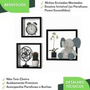 Ver imagem 3 de 3 Nichos para Quarto de Bebê Infantil Parede Preto