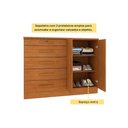 Ver mais imagens de Cômoda Istambul 5 Gavetas 2 Portas MDF-MDP Cinamomo TCIL Móveis