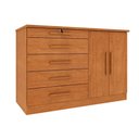 Ver imagem 3 de Cômoda Istambul 5 Gavetas 2 Portas MDF-MDP Cinamomo TCIL Móveis