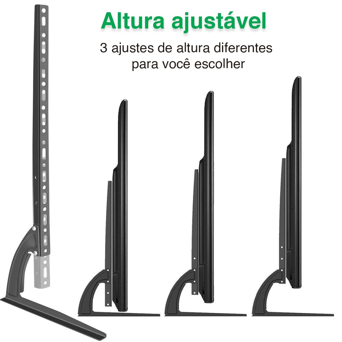 Suporte TV Lorben Base Mesa Rack 36 a 75 Polegadas Suporta até 50kg - 3