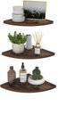 Ver imagem 1 de Prateleiras de Canto Redondas ,conjunto de 3 Peças para Decoração de Parede