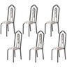 Kit 6 Cadeiras Tubular Bianca  - 1