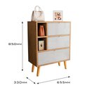 Ver imagem 4 de Sapateira Organizadora Classic com Portas Basculantes e Gaveta Off White/freijó Jm3