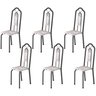 Kit 6 Cadeiras Tubular Bianca  - 1