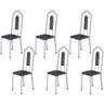 Kit 6 Cadeiras Tubular Bianca  - 1
