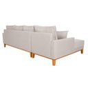 Ver imagem 5 de Sofá Beny 4 Lugares com Chaise Base Madeira Linho Império Estofados