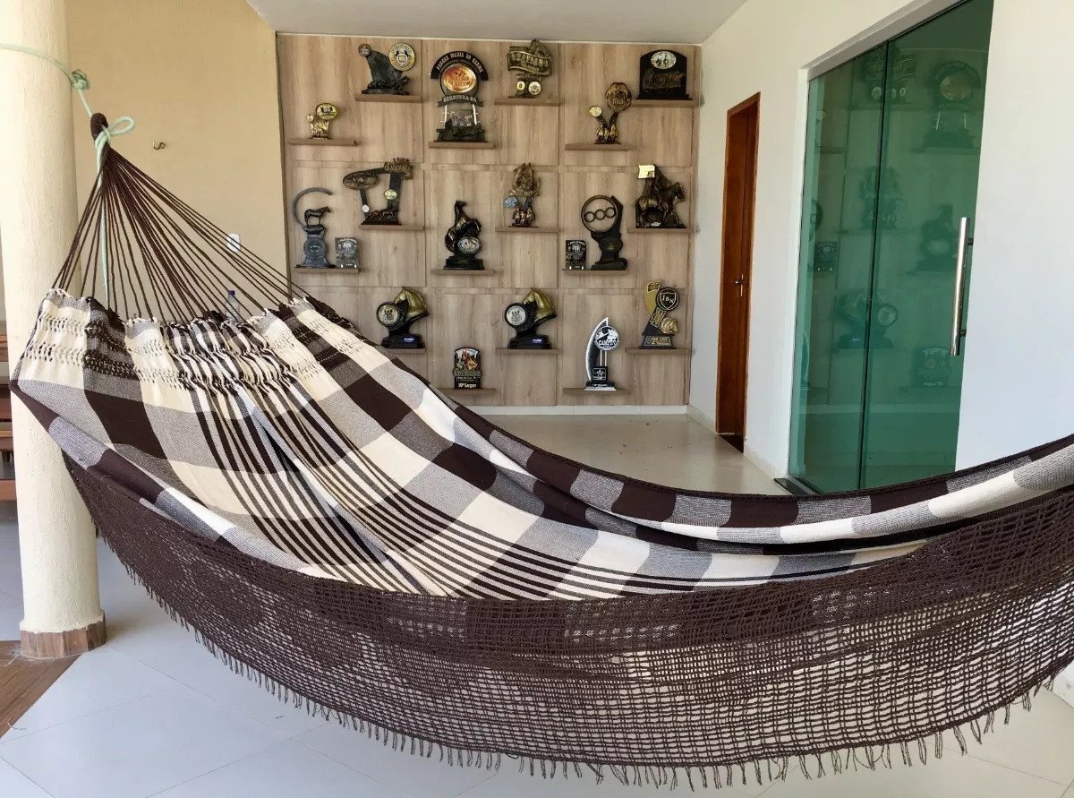 Rede De Dormir Descanso Balanco Casal Art Decor E-commerce | MadeiraMadeira