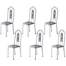 Kit 6 Cadeiras Tubular Bianca  - 1