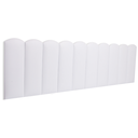 Ver imagem 1 de Cabeceira King Modulada Nuvem Cama Box Corino Branco