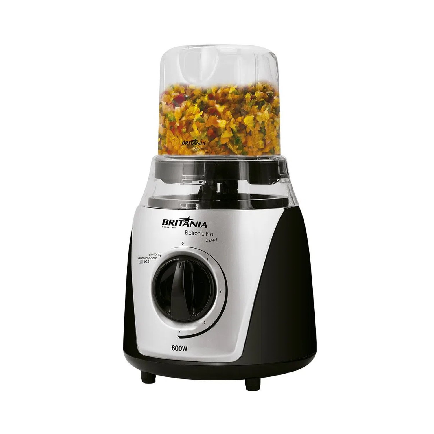 Liquidificador Britânia Eletronic Pro 2 Em 1 900w 2.5l 110v BRITANIA ...