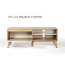 Ver imagem 2 de Rack para Tv até 60 Pol com 1 Porta Arica - Carvalho / Off White