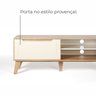 Rack para Tv até 60 Pol com 1 Porta Arica - Carvalho / Off White - 6