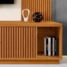 Estante Home para Tv até 55 Polegadas 100% MDF Ripado  Logan - 9