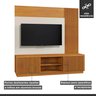 Estante Home para Tv até 55 Polegadas 100% MDF Ripado  Logan - 4