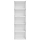 Ver imagem 5 de Kit 2 Estantes Livreiro Organizador Multiuso Luiza 5 Nichos Branco - Desk Design