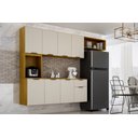 Ver imagem 2 de Armario de Cozinha Nara Compacta 8 Portas com 1 Gaveta 193cm - Chf Móveis