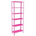 Ver imagem 4 de Estante Aço 6 Prateleiras Eaf013 Rosa