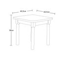 Ver imagem 4 de Conjunto Mesinha Infantil Branca com 3 Cadeiras Kids Turquesa - Straub Web