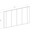 Ver imagem 7 de Rack com Painel para TV até 82 Polegadas 2 Portas 4 Nichos Multiverso 