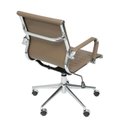 Ver imagem 5 de Kit 2 Cadeiras Escritório Diretor Esteirinha Rodízio Relax Corino 3301 Bege/Fendi