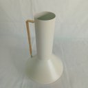Ver imagem 5 de Vaso Garrafa Decorativa Enfeite Home&Co Metal 25x15x15cm Creme