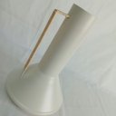 Ver imagem 3 de Vaso Garrafa Decorativa Enfeite Home&Co Metal 25x15x15cm Creme