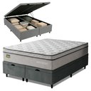 Ver imagem 1 de Cama Box Baú Colchão Queen Ortopédico D33 158x198x75cm Minotauro Hellen