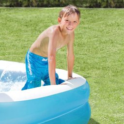 Piscina Inflável Retangular Familiar Azul 540 Litros Intex - 3